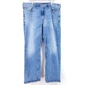 R. Society Mens Size 42x34 Cotton Blend Blue Denim Jeans